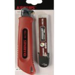 Cutter KRONUS 160 mm cu set 10 lame schimb pentru cutter C60, L 160,B 18