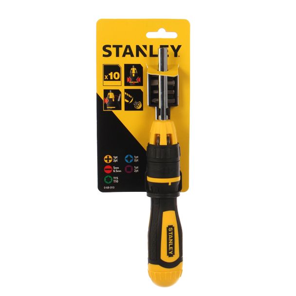 Surubelnita magnetica cu +10 biti Stanley 0-68-010 - imagine 2