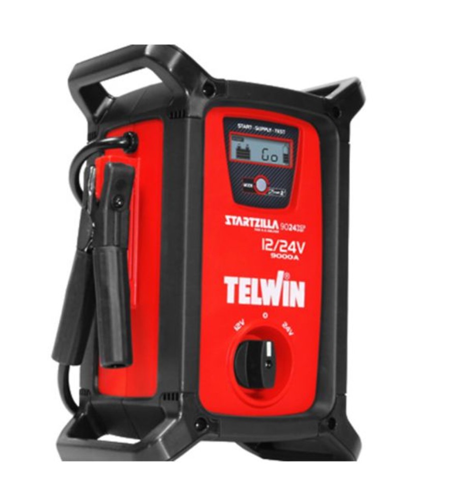 Robot de pornire si tester 12/24 V Telwin STARTZILLA9024XT, curent de pornire 9000 A, 31200 mAh - imagine 3