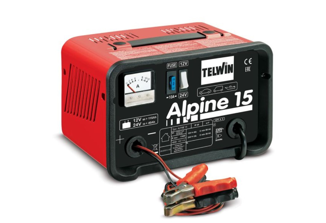 Redresor baterii Telwin ALPINE15, tensiune incarcare 12/24 V, capacitate baterii Pb/START/STOP 60-115 Ah - imagine 3