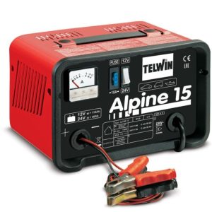 Redresor baterii Telwin ALPINE15, tensiune incarcare 12/24 V, capacitate baterii Pb/START/STOP 60-115 Ah