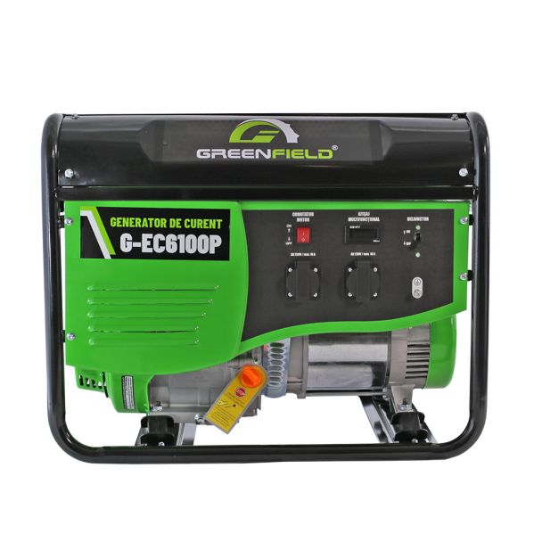 Generator de curent pe benzina Greenfield G-EC6100P, portabil, pornire manuala, monofazat, 4.5 kVA - imagine 7