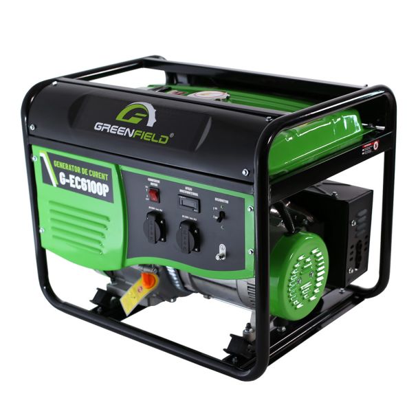 Generator de curent pe benzina Greenfield G-EC6100P, portabil, pornire manuala, monofazat, 4.5 kVA - imagine 6